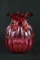 Ruby Colored Vase