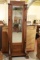 Deco Era Tiger Oak Hall Tree With Bevelled Mirrors