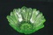 Green Depression Glass Bowl