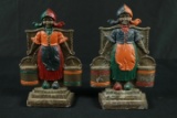 Pair Of Cast Iron Book Ends