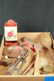 Box Of Antique Household Items