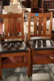 2 Mission Oak Chairs