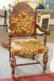 Oak Deco Arm Chair