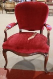 Velvet Arm Chair