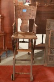Convertible Oak Victorian High Chair