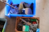 Chain, Paint Roller, Putty Knives, Screws, & Assorted Hardware
