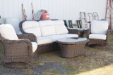 6 Piece Floyd Landers Wicker Patio Set