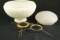 3 Antique Lamp Shades