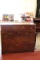 Antique Mahogany English 2/3 Chest