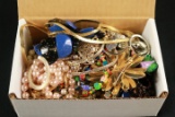 Box Of Costume Jewelry