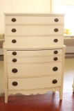 White Chest With Drawers