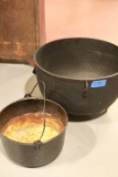 Cast Iron Cauldron & Cast Iron Pot