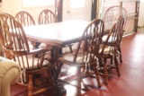 Oak Table & 6 Chairs