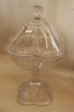 Glass Covered Pedestal Bowl