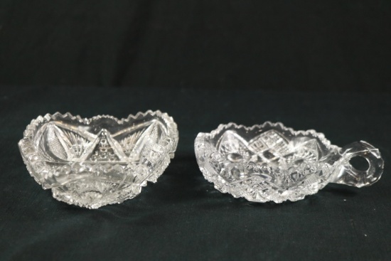 2 Pressed Glass Bowls