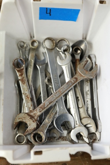 Box of Assorted Combo Wrenches