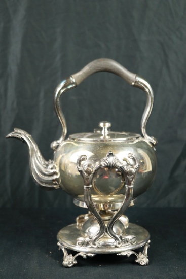 English Silver Plated Pouring Tea Pot