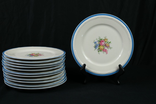 12 Limoge La Cloche Plates