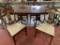 Duncan Phyfe Mahogany Dining table with 4 Chairs