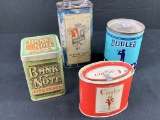 4 Antique Cans