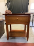 Cherry Finish Table with Draw