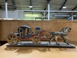 Wooden Horse & Carriage
