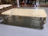 3 pc Iron & Stone Top Tables