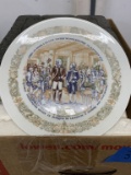 7 Commemorative Marquis De Lafayette Limodes Plates