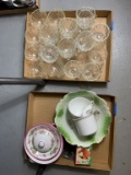 2 Flats of China & Punch Cups