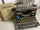 Underwood Typewriter & Book