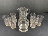 Pitcher and Glass Set