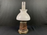 Lamp with Milk Glass shade