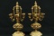 2 Brass Candle Stands