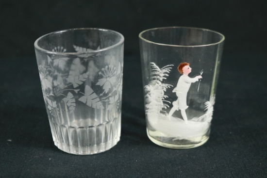 2 Antique Tumblers