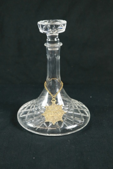 Crystal Brandy Decanter