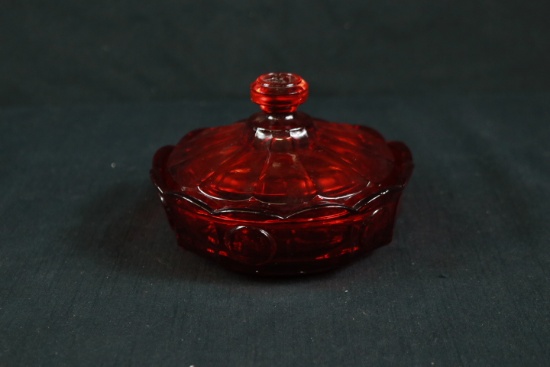 Ruby Coin Dot Candy Dish