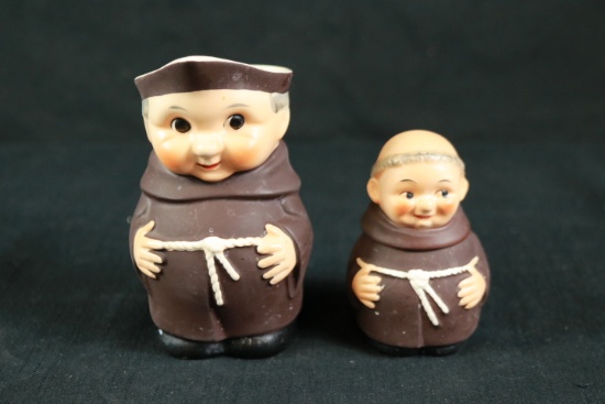 2 Goebel Monk Figurines