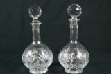 Pair of Crystal Decanters