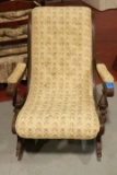 Victorian Walnut Rocking Chair