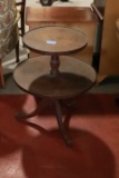 2 Tier Mahogany Table