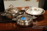 3 Piece Plated Serving Pieces