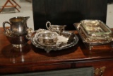 Assorted Plates, Trays, Bowls, Ladle & Platter