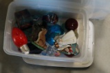 3 Boxes Misc Tins & Figurines