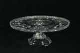 Crystal Cake Plate