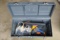 Plastic Tool Box with Few Contents