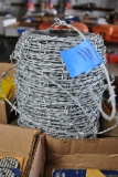 Partial Roll of Barbed Wire