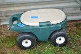 Garden Seat on Wheels