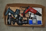 Box of Misc. Cordless Drills & Break Pads