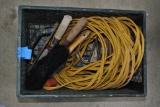 Crate of Cords & Misc. Tools
