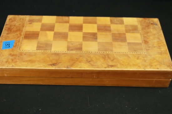 Wooden Checker Set